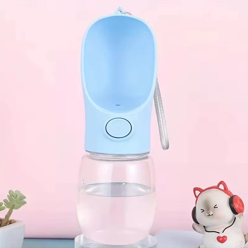 Portable Pet Water Bottle & Food Dispenser - Leak-Proof Travel Cup