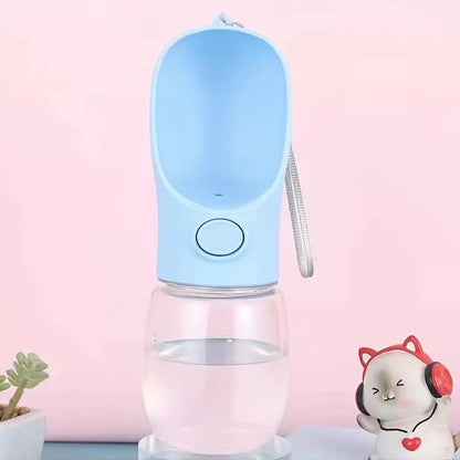 Portable Pet Water Bottle & Food Dispenser - Leak-Proof Travel Cup