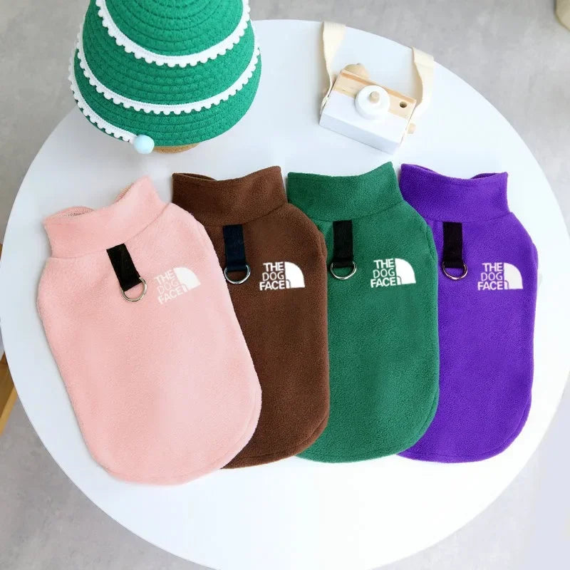 Fleece Dog Vest - Warm Winter Jacket for Small & Medium Breeds