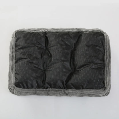 Calming Square Plush Pet Bed - Soft & Warm (Washable)