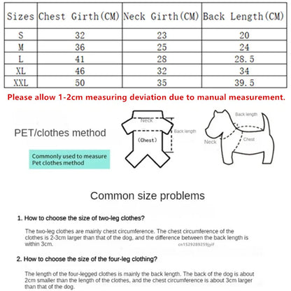 Fleece Dog Vest - Warm Winter Jacket for Small & Medium Breeds