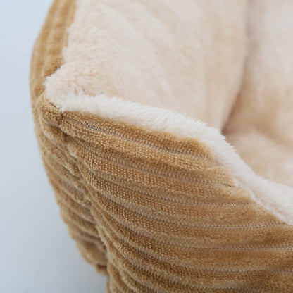 Calming Square Plush Pet Bed - Soft & Warm (Washable)